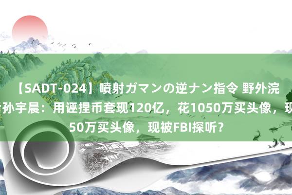 【SADT-024】噴射ガマンの逆ナン指令 野外浣腸悪戯 90后孙宇晨：用诬捏币套现120亿，花1050万买头像，现被FBI探听？